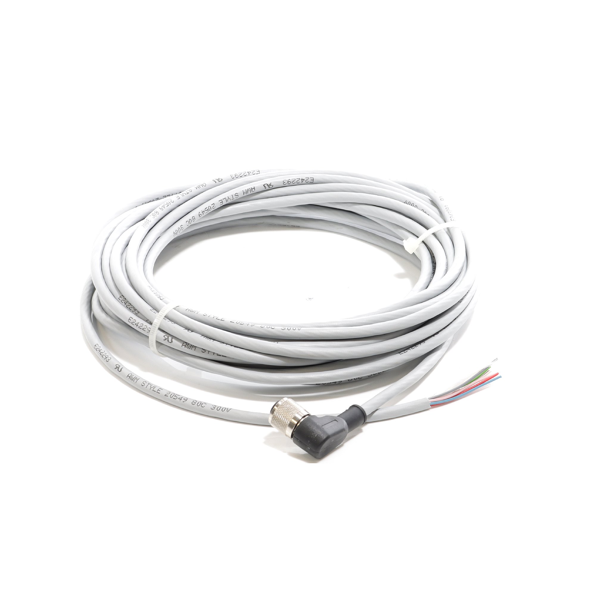 Anschlussleitung mit abgewinkelten Steckverbinder M12 C-M12F08-08X025PU10,0-MA-113189 Neu OVP